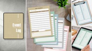 イベント・マルシェ 出展準備&管理・記録用テンプレート